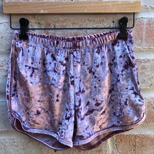 Popular Basics velvet shorts